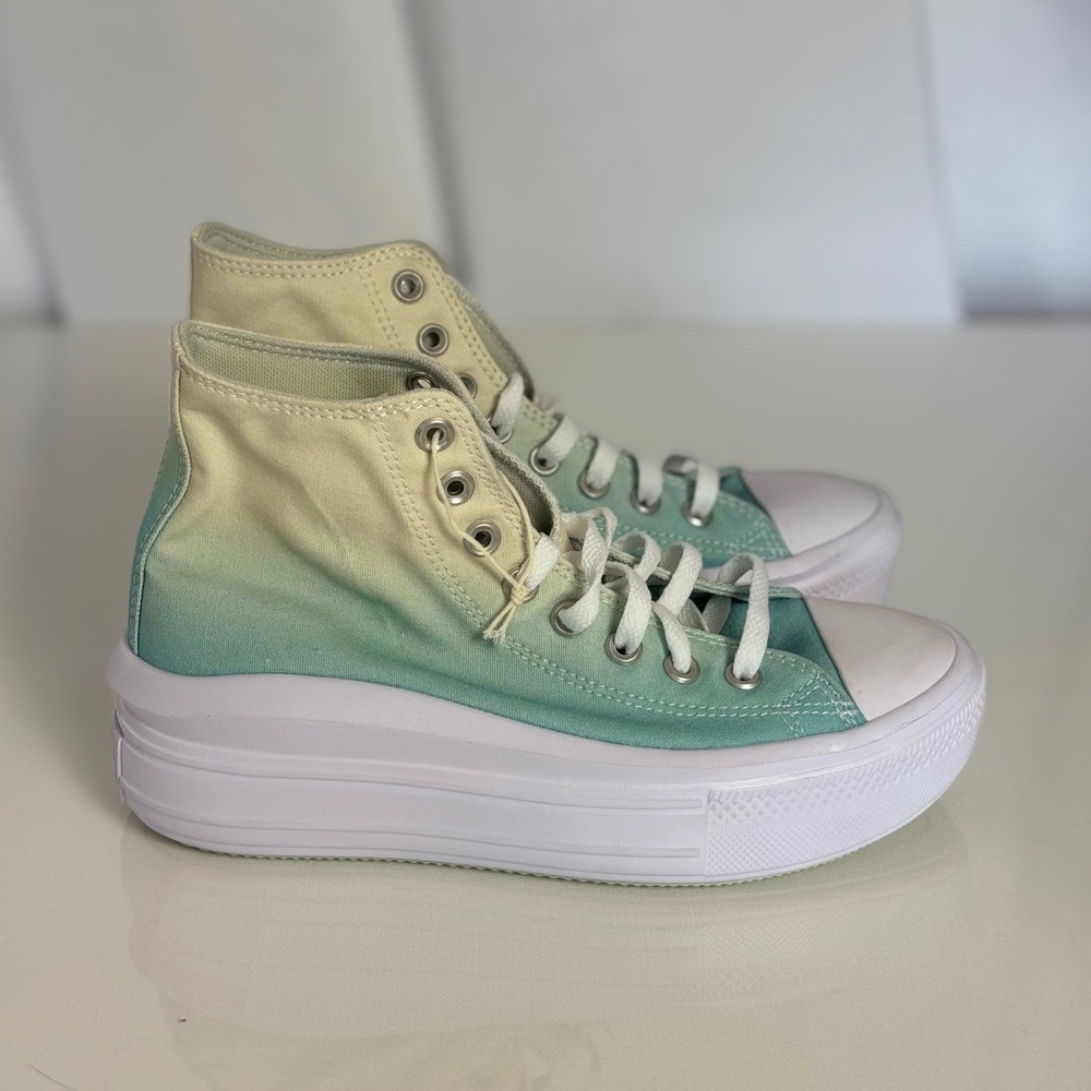 Converse Chuck Taylor All Star Womens Sz 8 Gradient Platform High Top Ombre‎